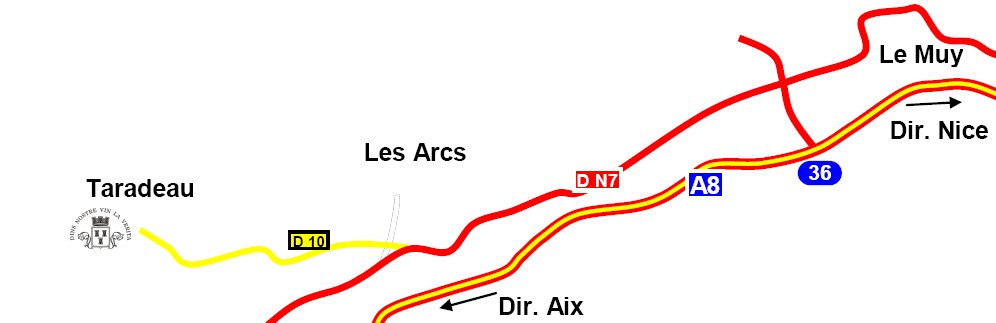plan_acces_cave taradeau plan_acces_cave taradeau
